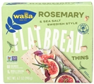 Wasa Crispbread Rosemary & Sea Salt 6.7oz