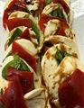 Mozzarella Caprese With Roasted Pepper & Basil