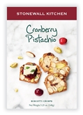 Biscotti Crisps Cranberry Pistachio Stonewall Kitchen 5.25oz