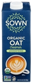 Sown Organic Unsweetened Oat Creamer 32 OZ