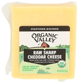 Organic Valley Cheddar Raw Sharp 8 Oz