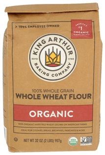 King Arthur Organic Whole Wheat Flour 32oz