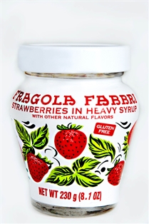 Fabbri Candied Wild Strawberries in Syrup (8oz)