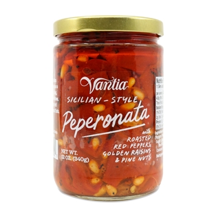 Vantia Sicilian-Style Peperonata with Golden Raisins &amp; Pine Nuts  (12oz)