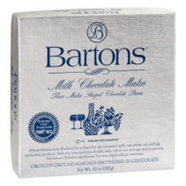 Bartons Dark Chocolate Hazelnut Matzo (10Oz)