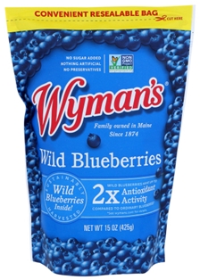 Wymans Fruit Wild Blueberries 15oz