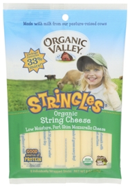 Organic Valley Stringles Mozzarella Cheese (8oz)