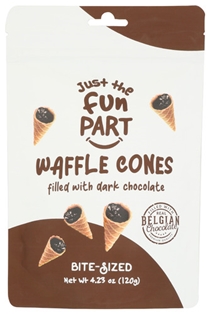 Just the Fun Part Mini Dark Chocolate Cones (4.23oz)