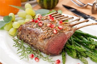 Whole Herb Crusted Rack of Lamb