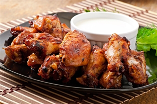 Asian Style Wings Half Tray