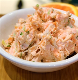 Salmon Salad Made With Organic Salmon