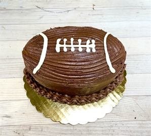 Football Shaped Chocolate  Silk Cake