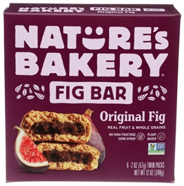 Nature&#39;s Bakery Original Fig Bar 6 pack  (2oz)