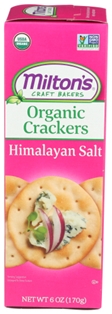 Miltons Organic Crackers Himalayan Salt 6oz