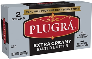 Plugra Extra Creamy Salted Butter (2Stick)