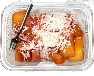 Papaya Chunks with Coconut Flakes (12oz)