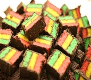 Rainbow Cookies (10 pc.)