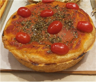 Focaccia Tomato Homemade Round