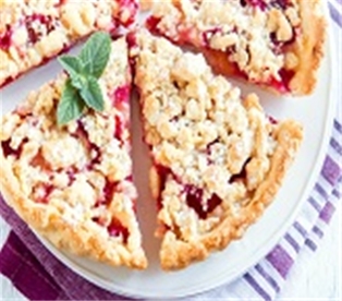 Strawberry Rhubarb Pie 9&quot;