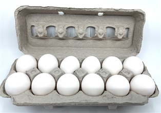 A&amp;V Large Local Cage Free White Eggs (dozen)