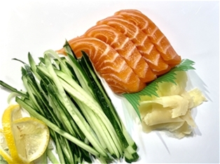 Organic Salmon Sashimi 4Pc