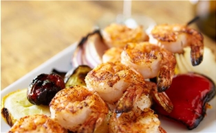 Sicilian style shrimp Skewers (2pc)