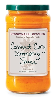 Sauce Coconut Curry Simmering Stonewall Kitchen  18.25oz