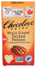 Chocolove Dark Chocolate Maple Glazed Salted Pecan