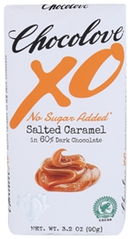 Chocolove Xo Dark Chocolate Salted Caramel No Sugar Added  (3.2Oz)