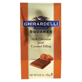 Ghirardelli Milk Chocolate Squares With Caramel Filling (5.32oz Bag)