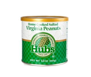 Hubs Salted Virginia Peanuts (12oz.)