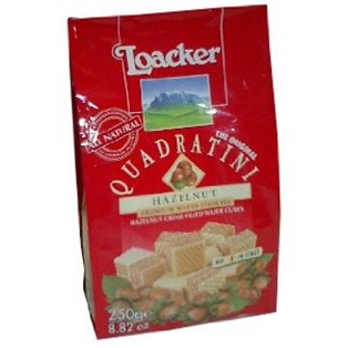 Loacker Hazelnut Quadratini Cookies (8.8oz)