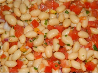 Insalata Di Fagioli (Cannelini Bean Salad)