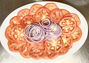 Large Onion &amp; Tomato Platter