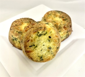 Mini Spinach and Swiss Quiche