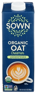 Sown Organic Unsweetened Oat Creamer 32 OZ