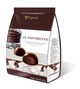 S. VERGANI DARK CHOCOLATE PRALINE &quot;ll FONDENTE&quot;