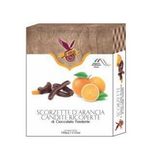 Candied Orange Peels Dark Chocolate Coated 3.53oz