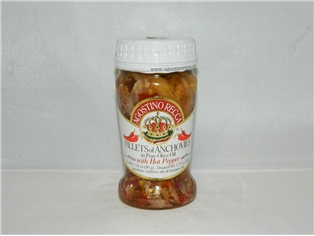 Recca Anchovie Fillets In Jars Hot (3.17 oz.)