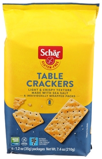 Schar GF Plain Table Crackers 7.4oz