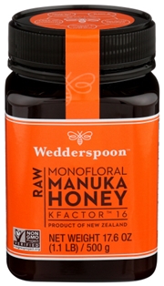 Wedderspoon Raw Manuka Honey (17.6oz)