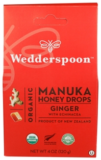 Wedderspoon Drop Manuka Ginger 4oz