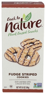 Back To Nature Fudge Striped Cookies 8.5oz