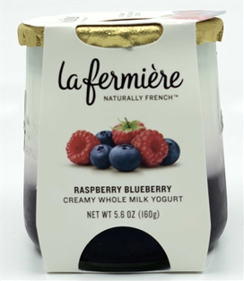 La Fermiere Raspberry Blueberry Yogurt (5oz)