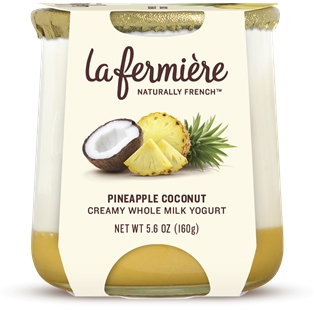 La Fermiere Pineapple Coconut Yogurt (5.6oz)