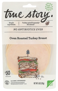 True Story Oven Roasted Organic Turkey Breast (6oz)