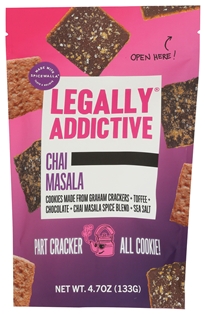 Legally Addictive Masala Chai Cracker Cookies 4.7oz