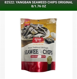 Yangban Seaweed Chips 1.76oz