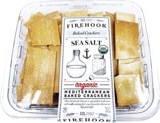 Firehook Organic Sea Salt Crackers (8oz)